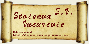 Stoisava Vučurević vizit kartica